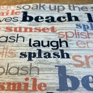 Summertime table runner